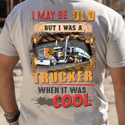Old School Trucker Cool Apparel - Funny Vintage Trucker
