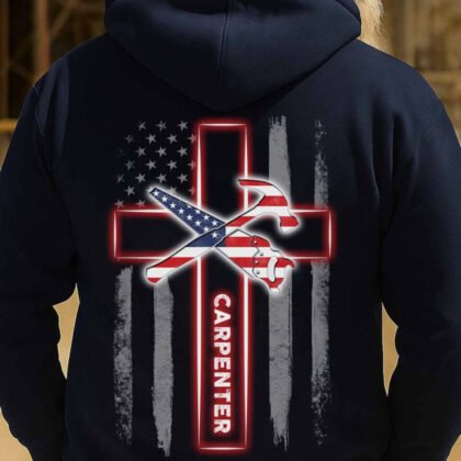 Carpenter Cross Tools Patriotic Apparel - Faith & Flag